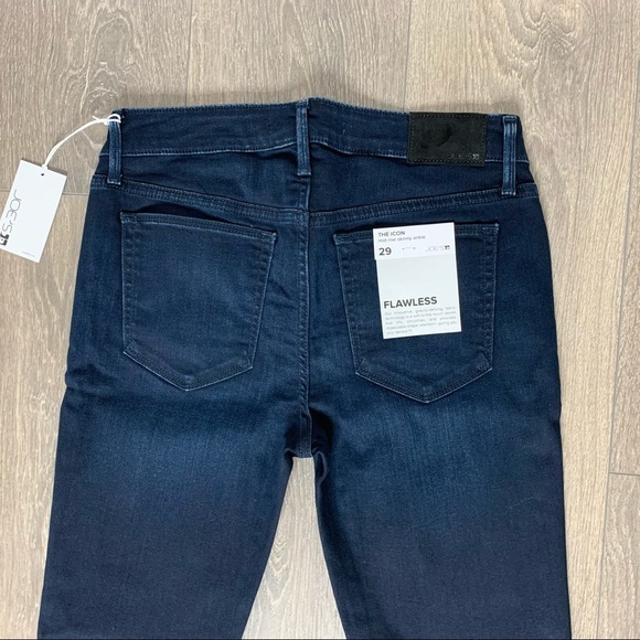 Joe's Jeans Women's Jeans Skinny Leg Rydell Flawless Icon Distressed dark wash - Picture 12 of 16